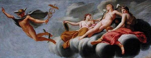 Eustache Le Sueur Cupid Ordering Mercury to Announce his Power to the Universe china oil painting image